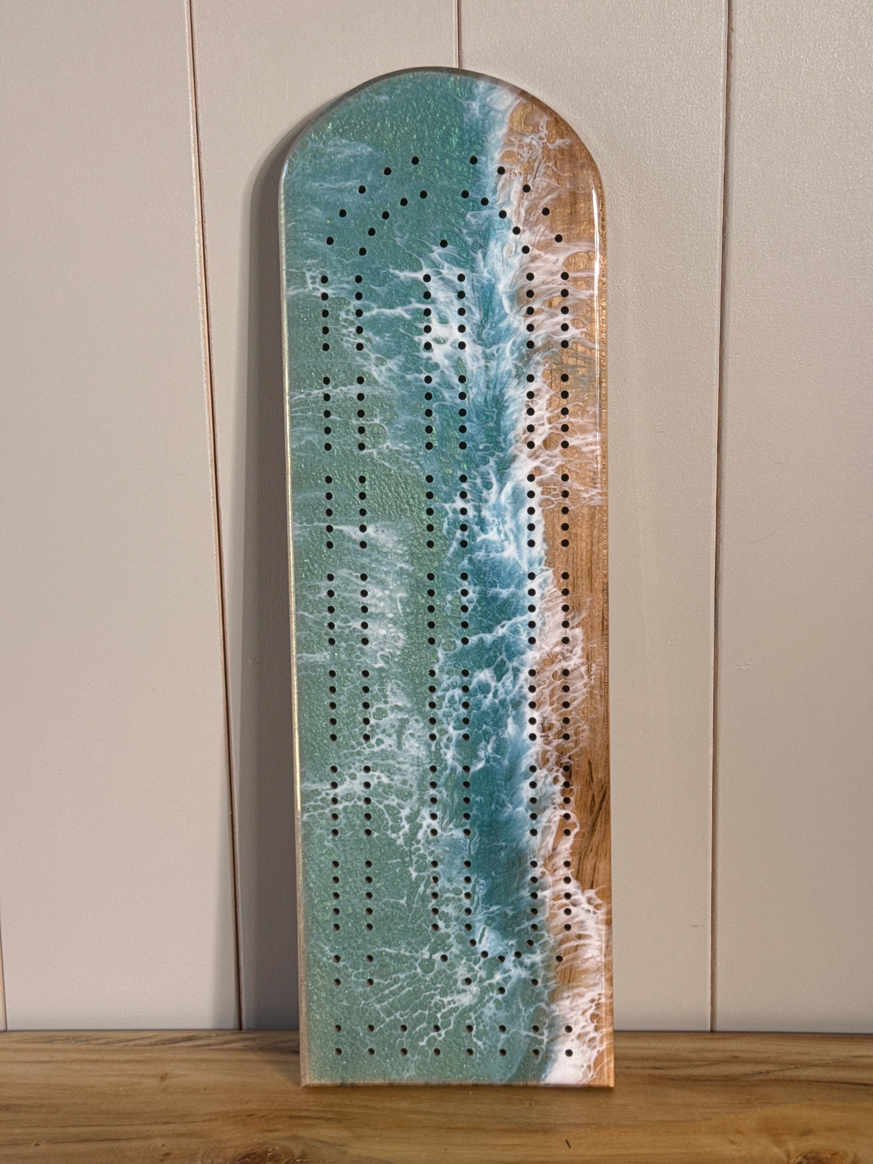Ocean Cribbage Board 107