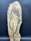 Live Edge Spaled Maple Green Fractal Burned Charcuterie Board #10