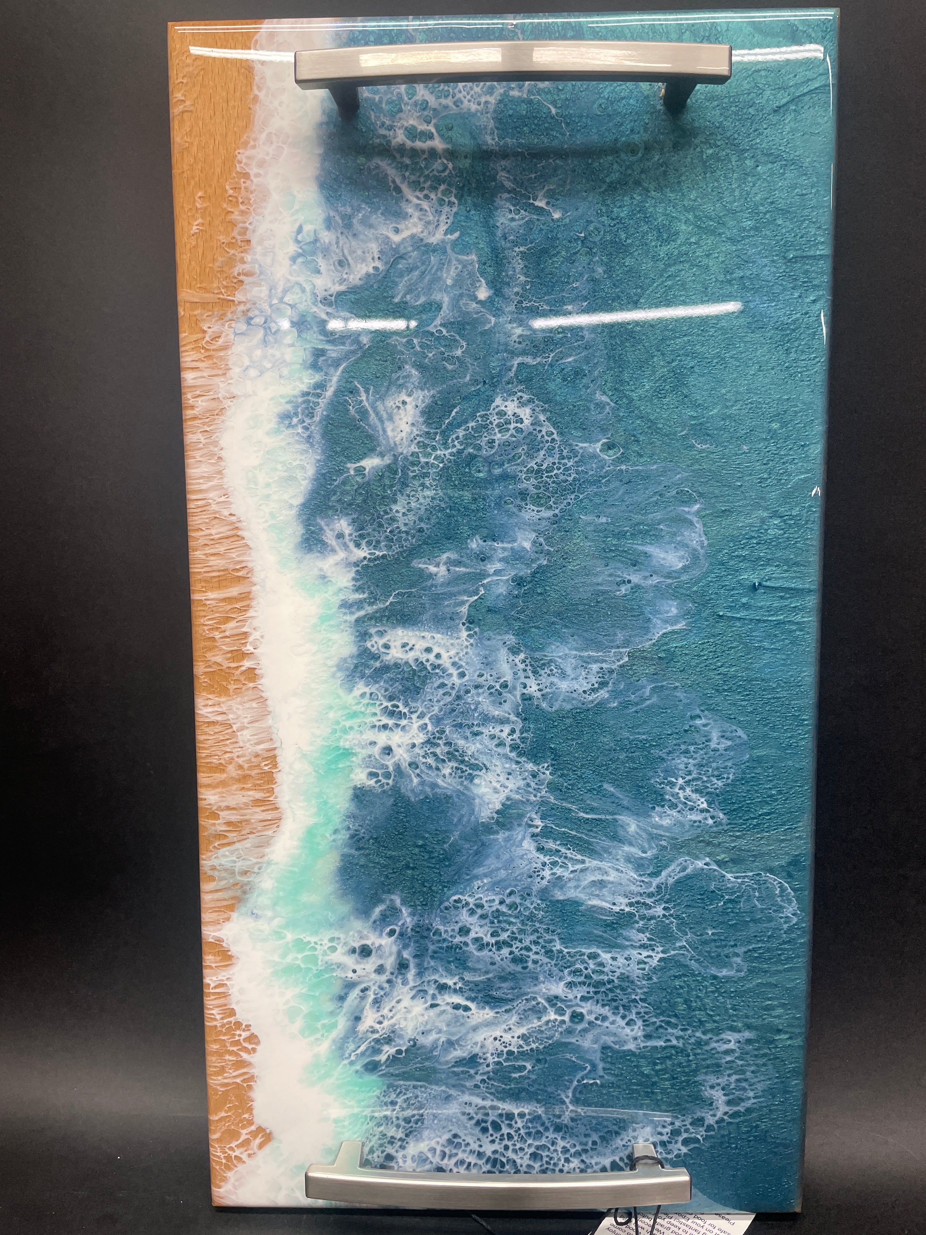 Ocean over Beech Serving Tray #T04