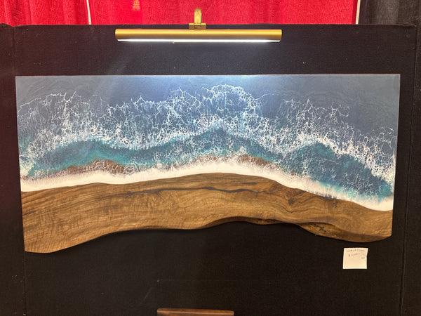 Walnut Ocean Wall Art