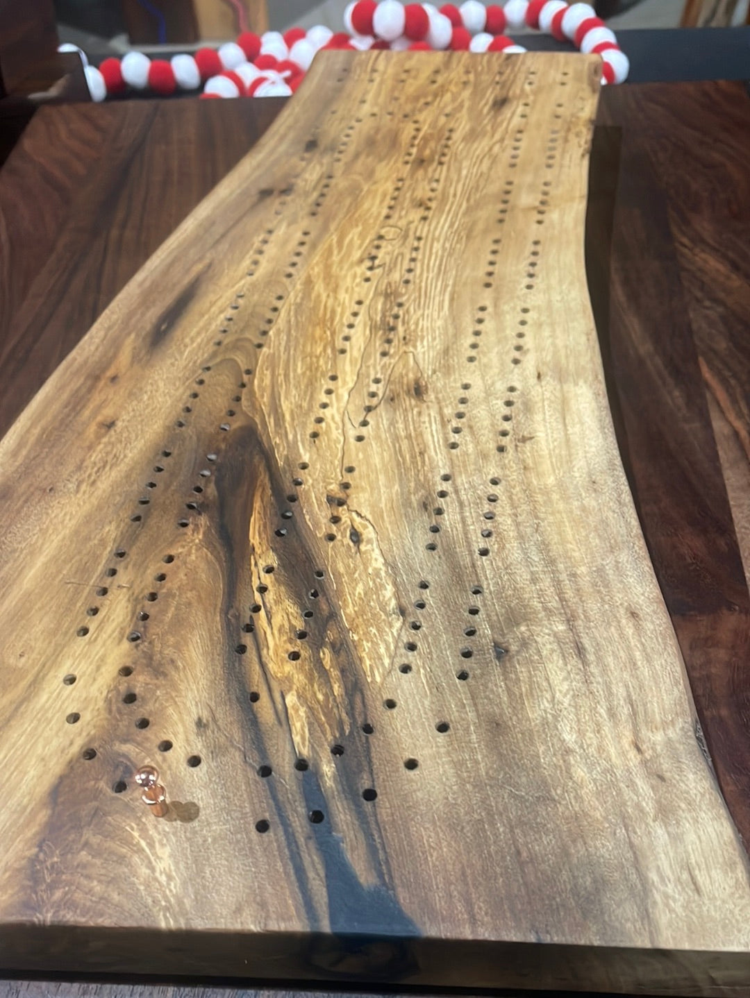 Walnut Cribbage Board