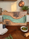 Deep Pour Resin Serving Trays 🔥✨ - Inspire Woodworks - Charcuterie Boards and Other Functional Art