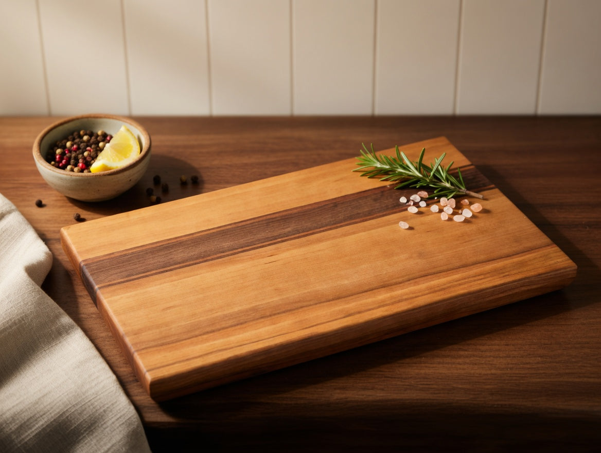Edge Grain Multi Wood Chopping Block #30 + Juice Groove Bundle