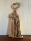 Ash Live Edge Fractal Burned Charcuterie Board #33