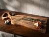 Ash Live Edge Fractal Burned Charcuterie Board #33