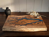 Maple Fractal Burned Charcuterie Board #37