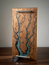 Fractal Burned Serving Tray #45
