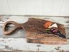 Live Edge Fractal Burned Charcuterie board #53