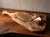 Live Edge Fractal Burned Charcuterie board #54