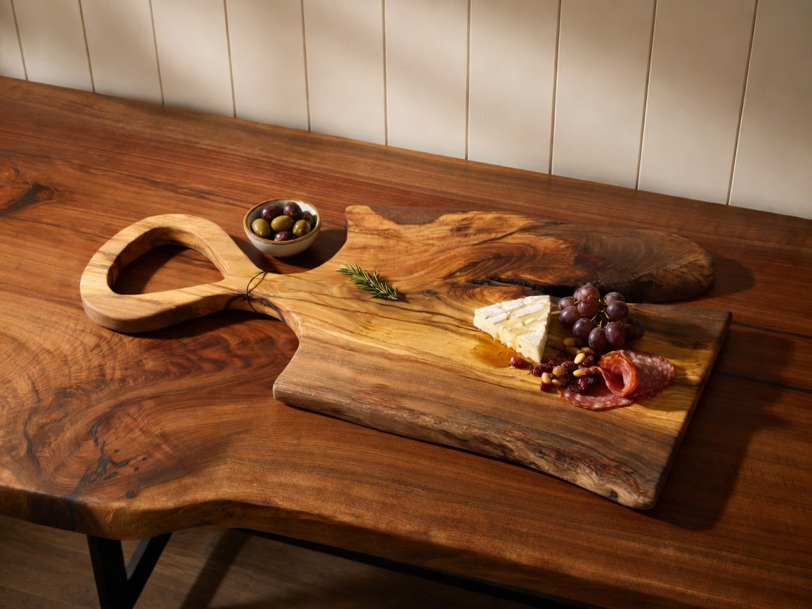 Live Edge Walnut Charcuterie Board #56