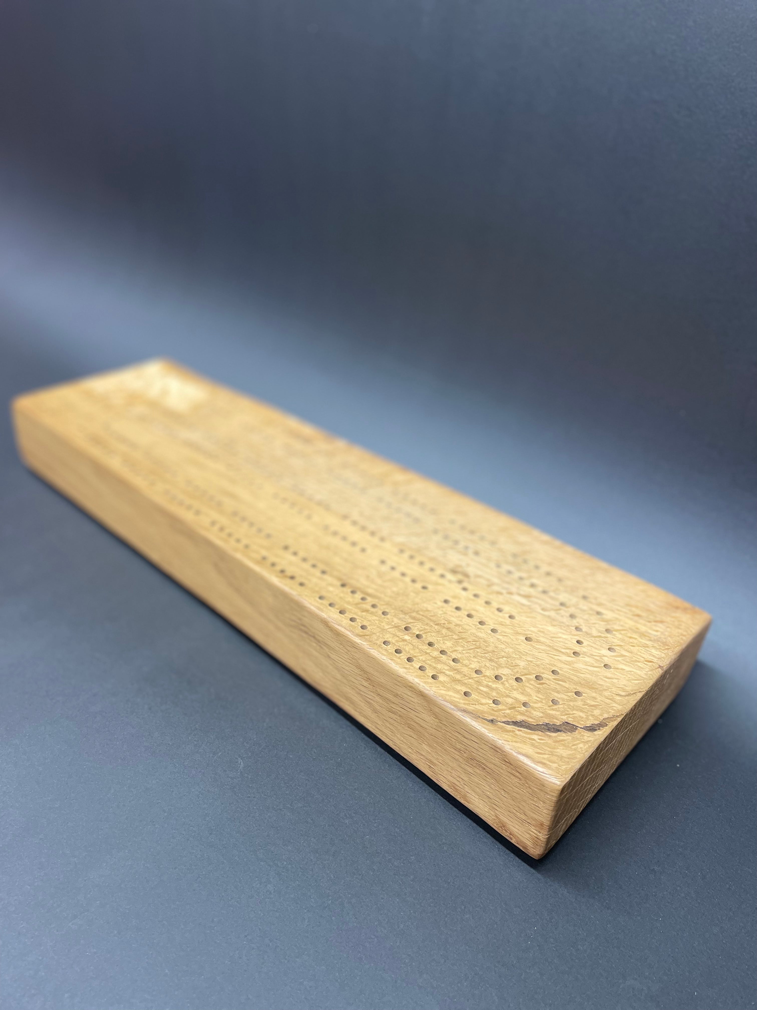 Wood Cribbage Board