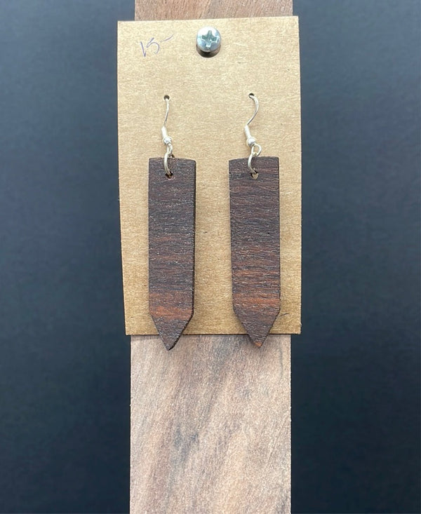 Walnut Earrings 1