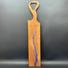 Cherry Blue Diamond Fractal Burned Charcuterie Board