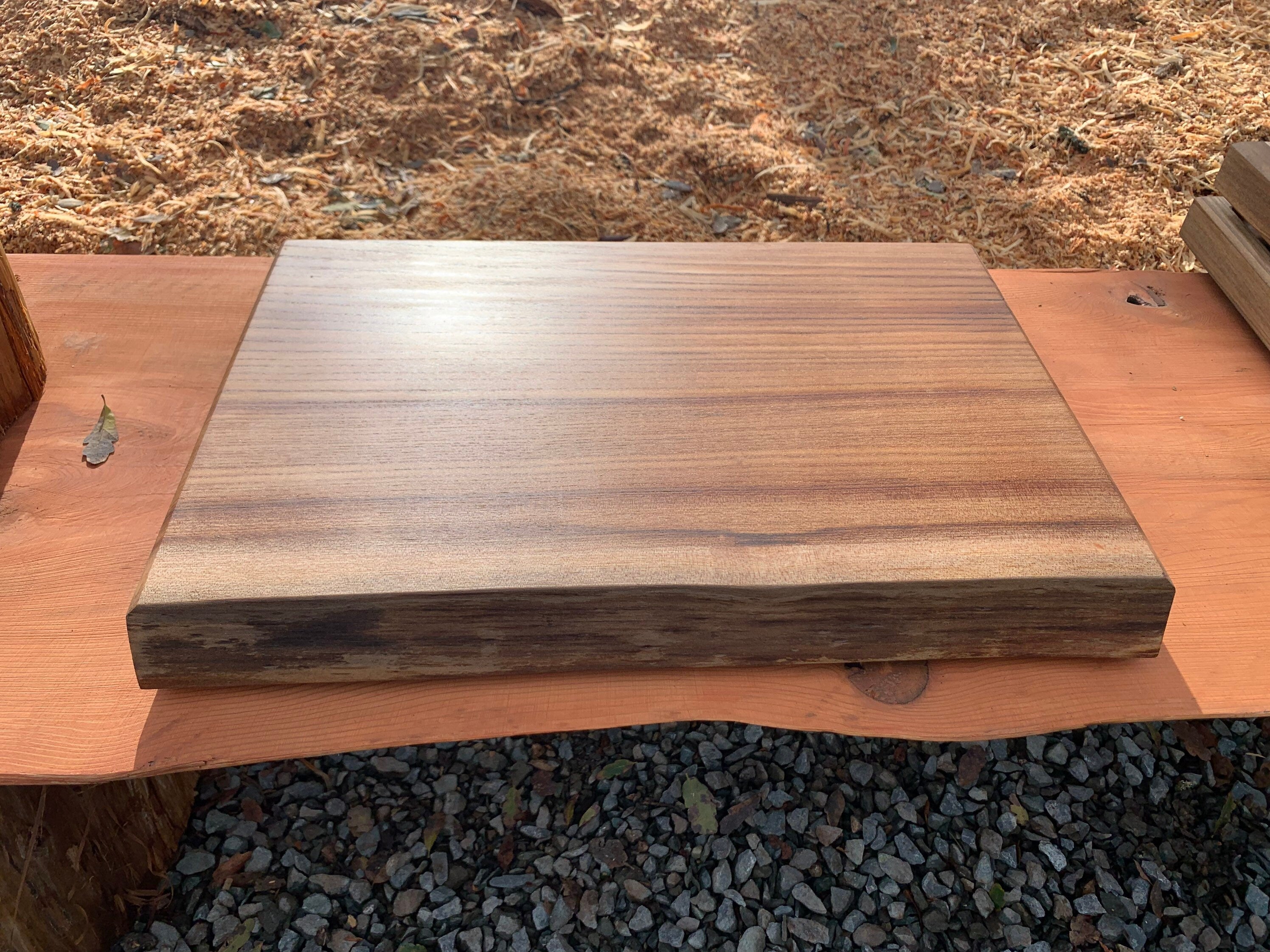 Elm Single Slab Chopping Block