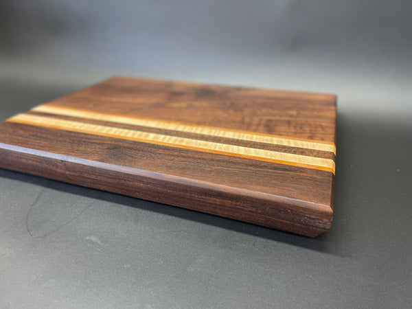 Walnut and Maple Edge Grain Chopping Block