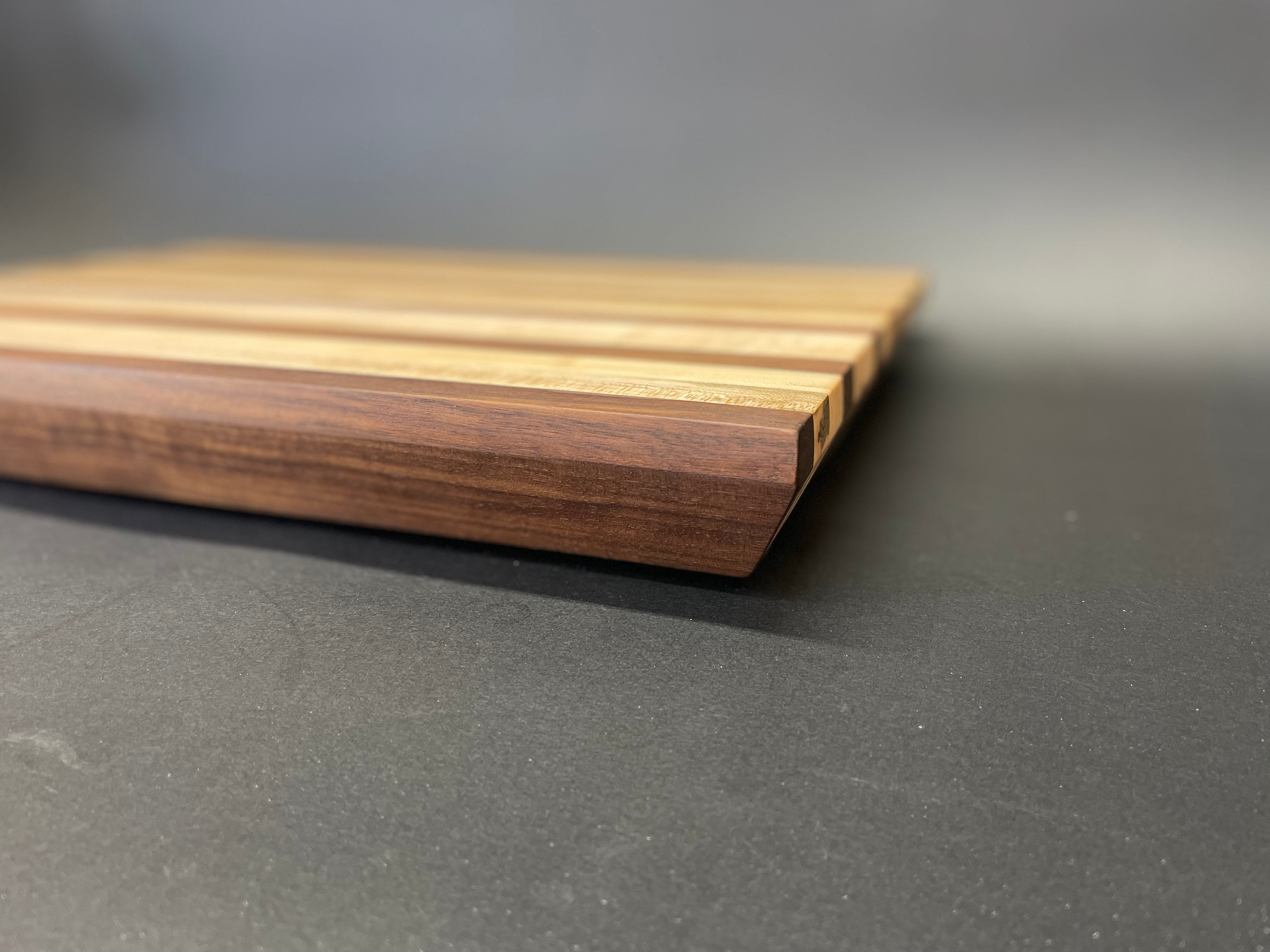 Walnut and Maple Edge Grain Chopping Block