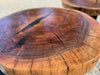 Pair of Black Walnut Round End Tables