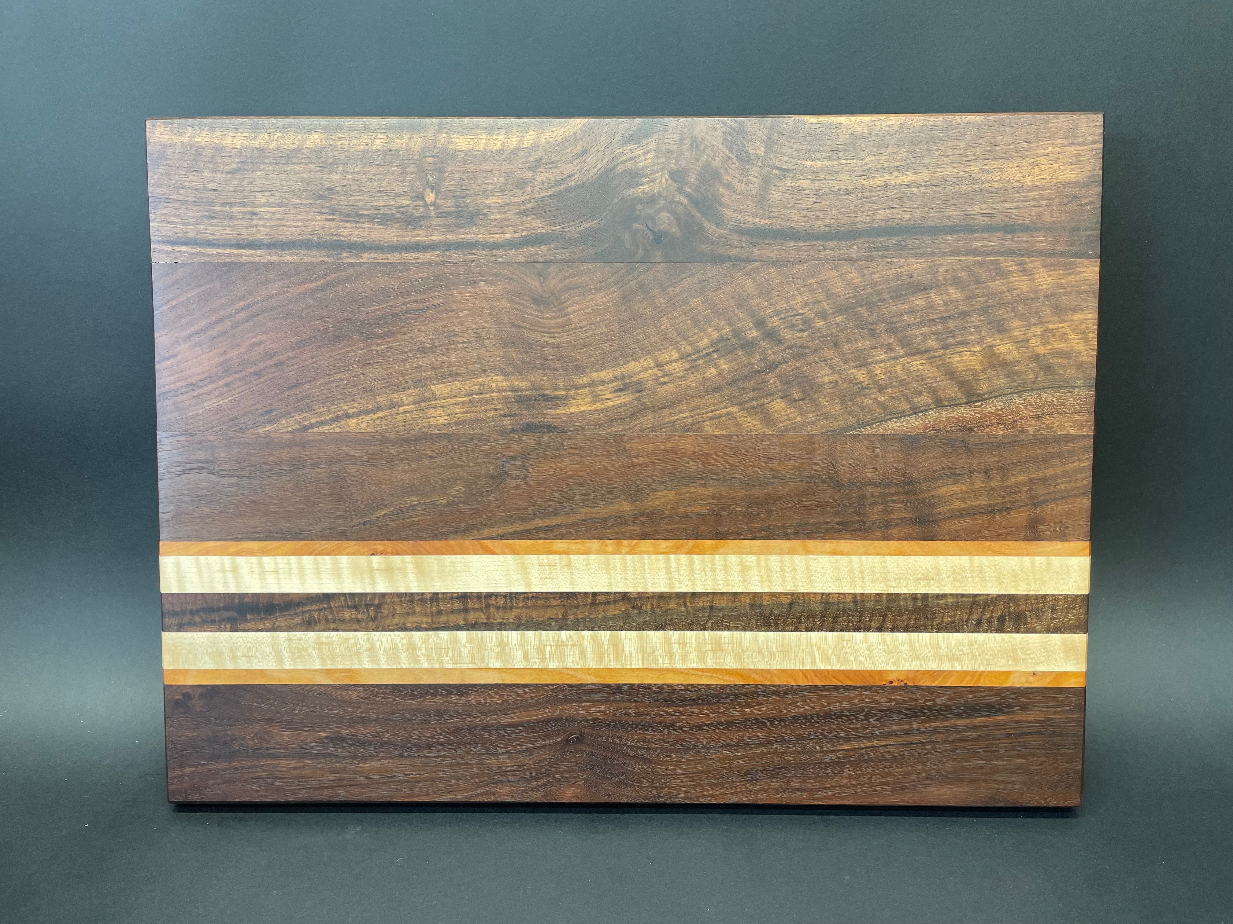 Walnut and Maple Edge Grain Chopping Block