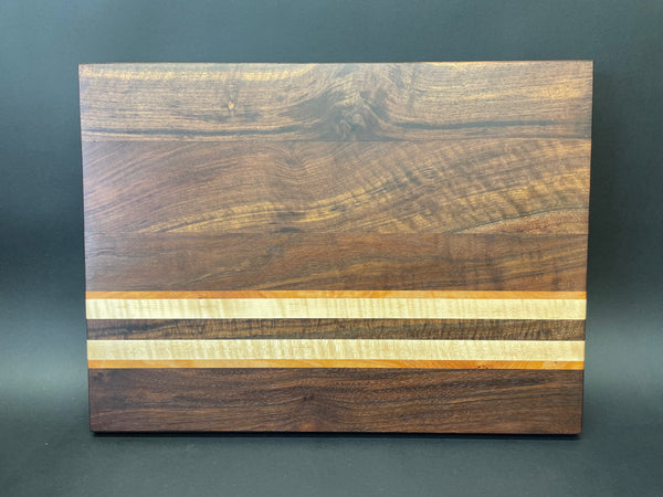 Walnut and Maple Edge Grain Chopping Block