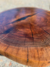 Pair of Black Walnut Round End Tables